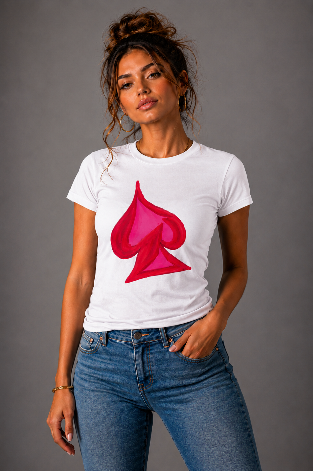 Desan Lux Brand Heart of the Spade Tee