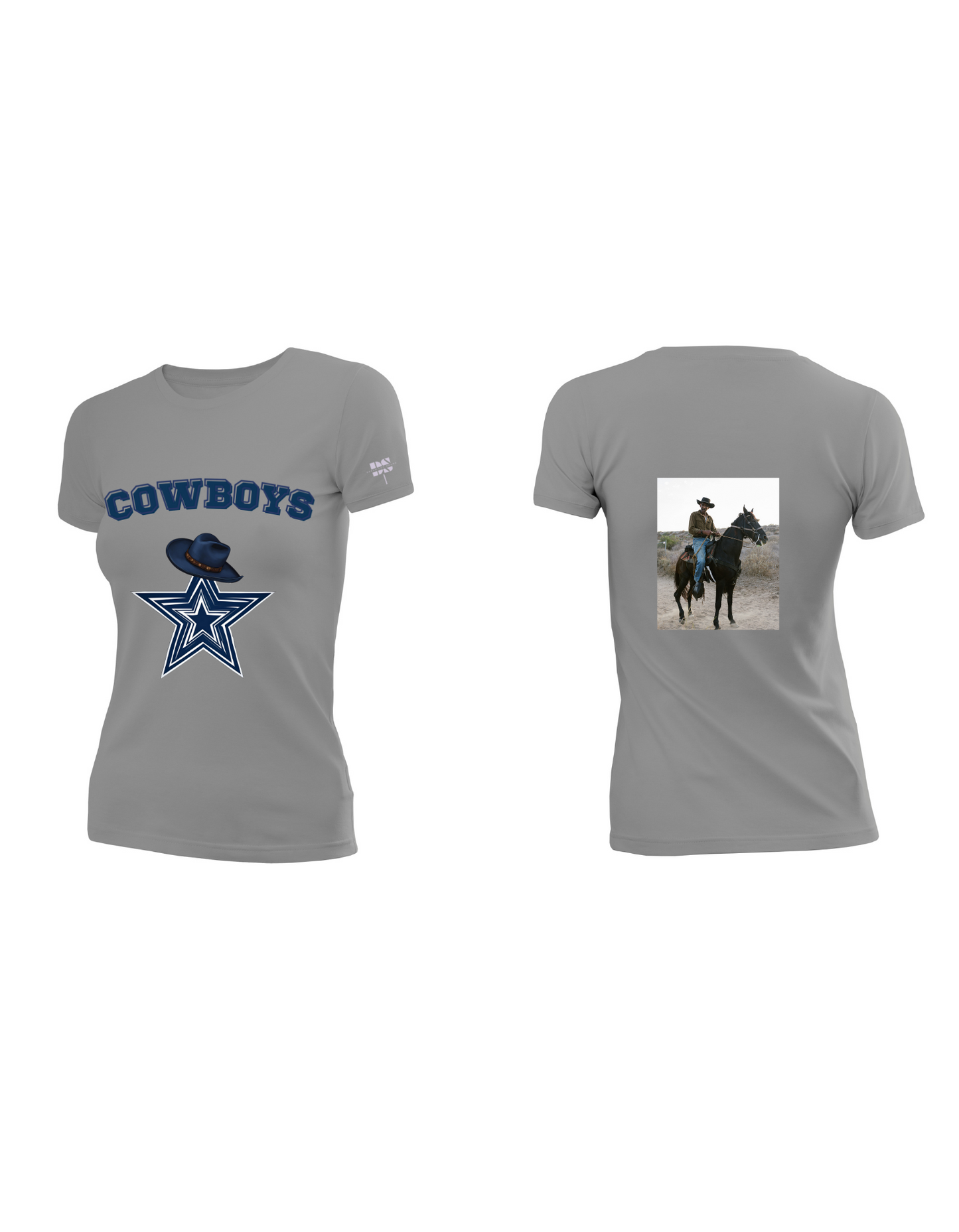 Desan Lux Brand Womens Cowboys T-Shirt