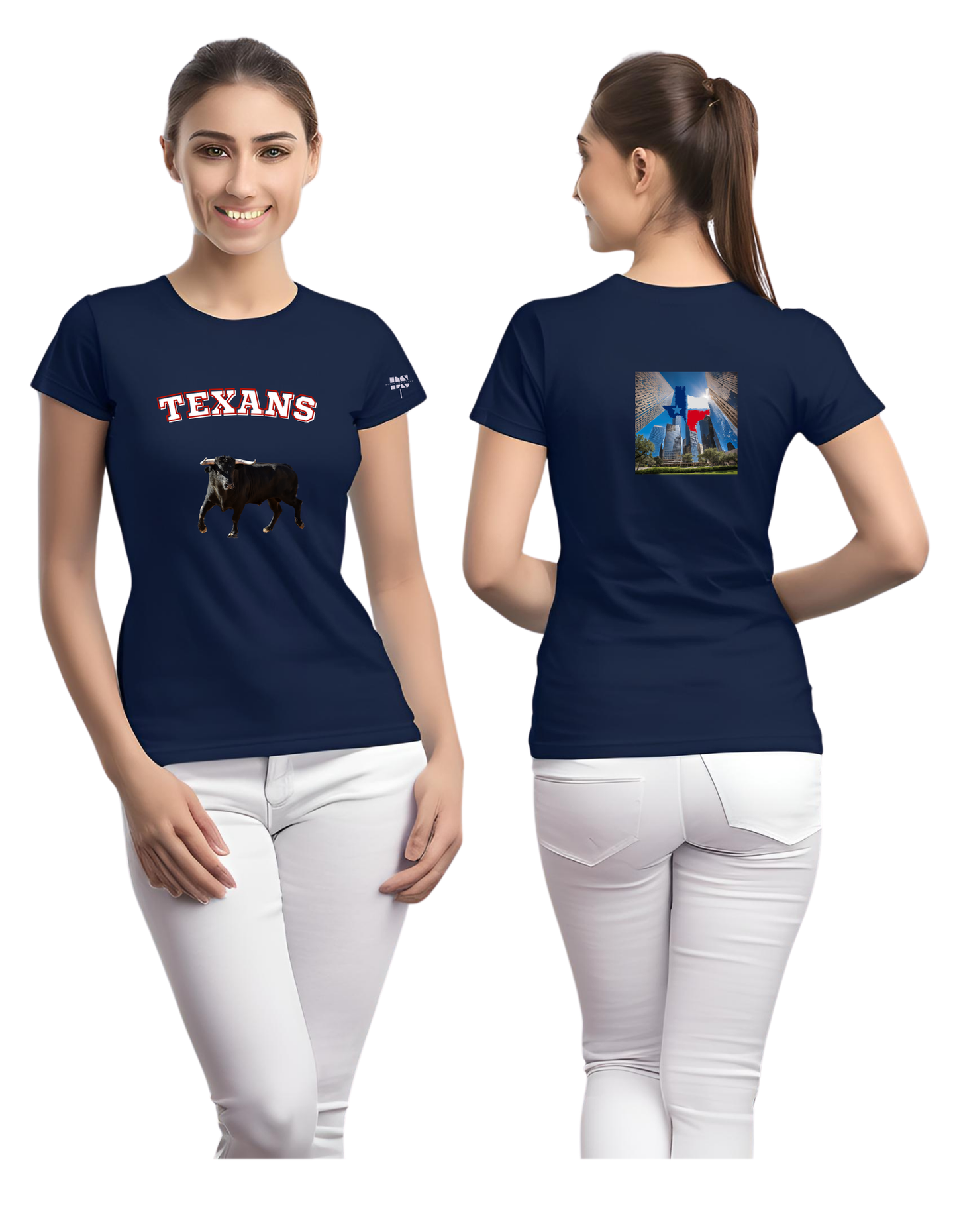 Desan Lux Brand Texans Womens T-Shirts