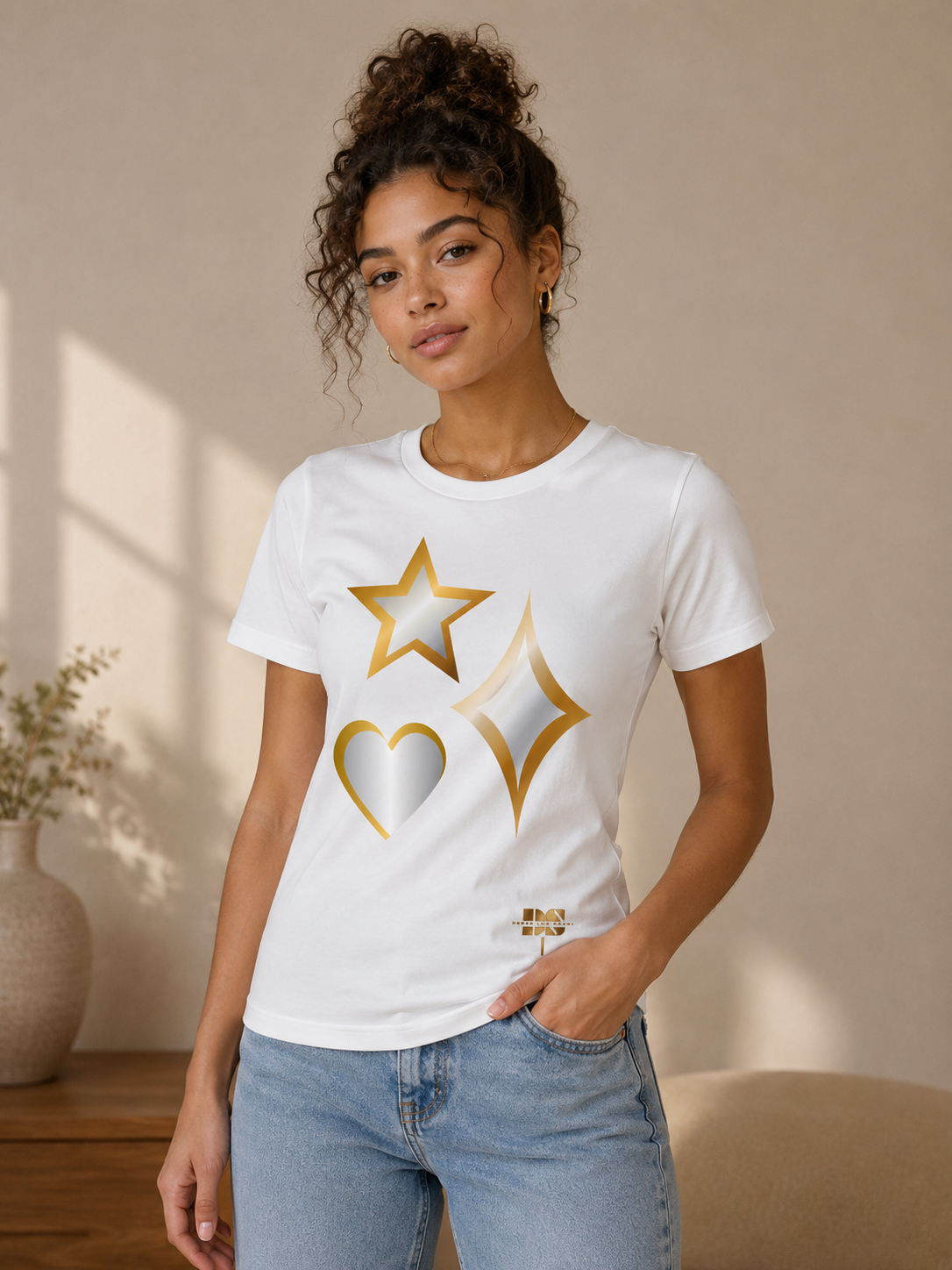 Desan Lux Brand Signature Emblem Tee