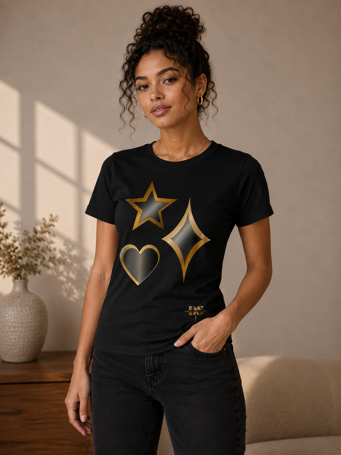 Desan Lux Brand Signature Emblem Tee