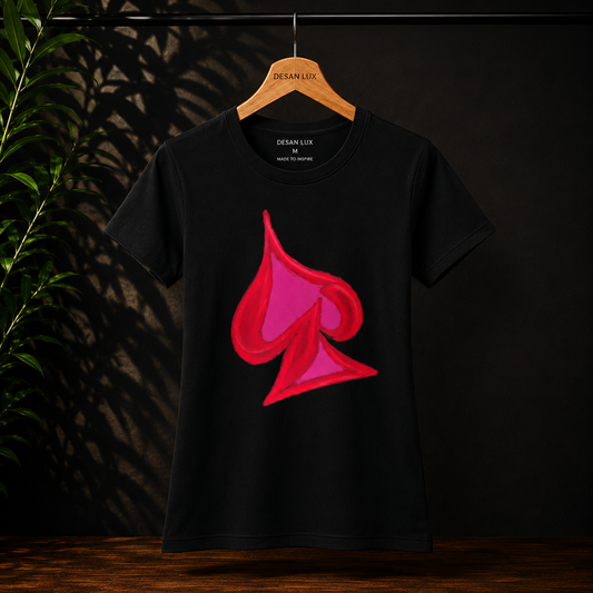 Desan Lux Brand  Heart of the Spade Tee
