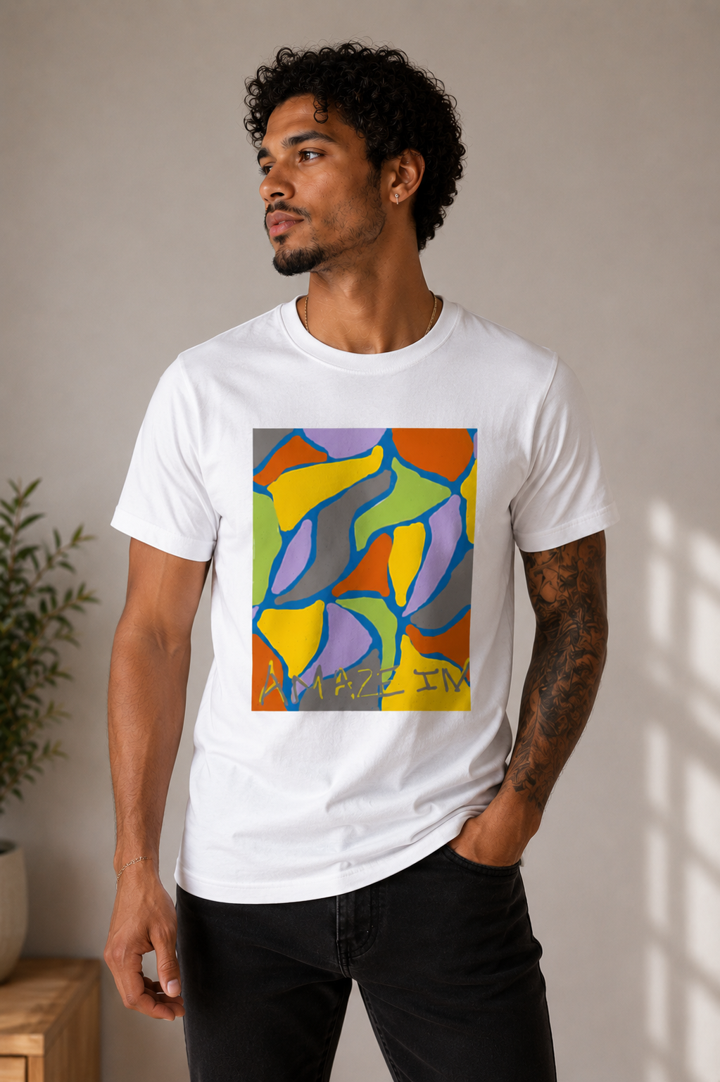 Desan Lux Brand  "Amaze In" Tee