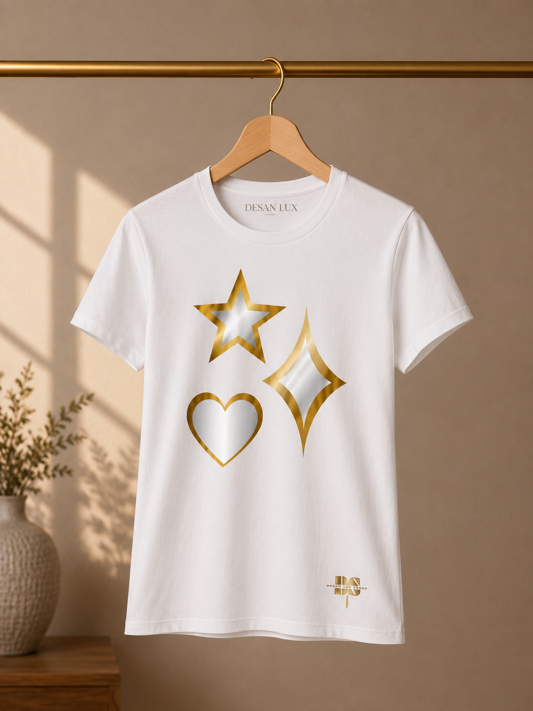 Desan Lux Brand Signature Emblem Tee